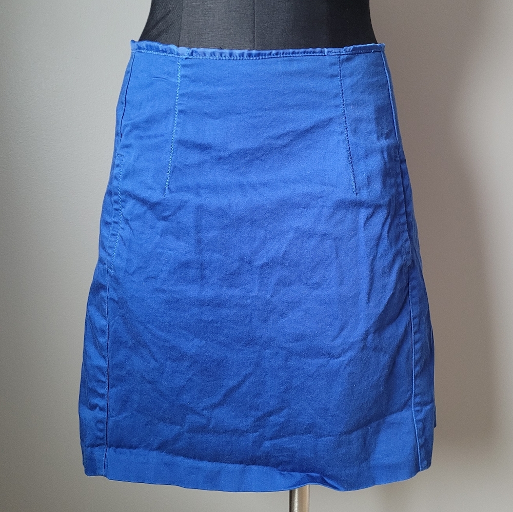 Smart Set blue a line mini skirt